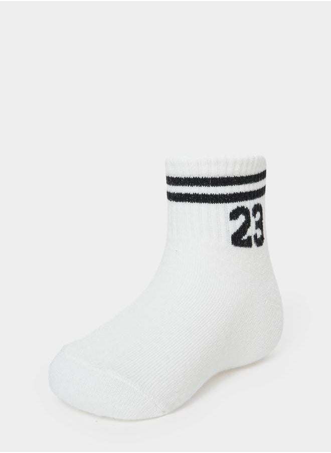 Styli Pack of 5 - Double Striped Detail Socks  - Image 2
