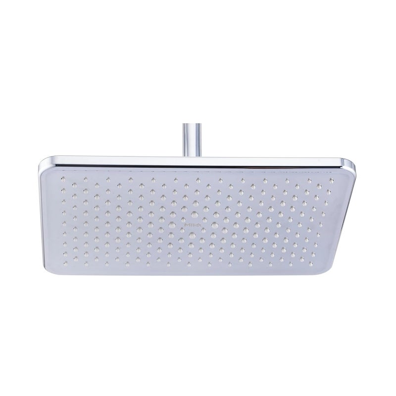Mila India Mila Oceano Rain Shower MSXX0303CMABS shower head surface with Chrome Rain Shower Head Single Function Full Spray with Flow Control 3055 594mm - Image 4