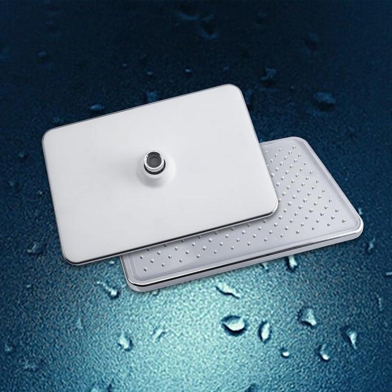 Mila India Mila Oceano Rain Shower MSXX0303CMABS shower head surface with Chrome Rain Shower Head Single Function Full Spray with Flow Control 3055 594mm - Image 1