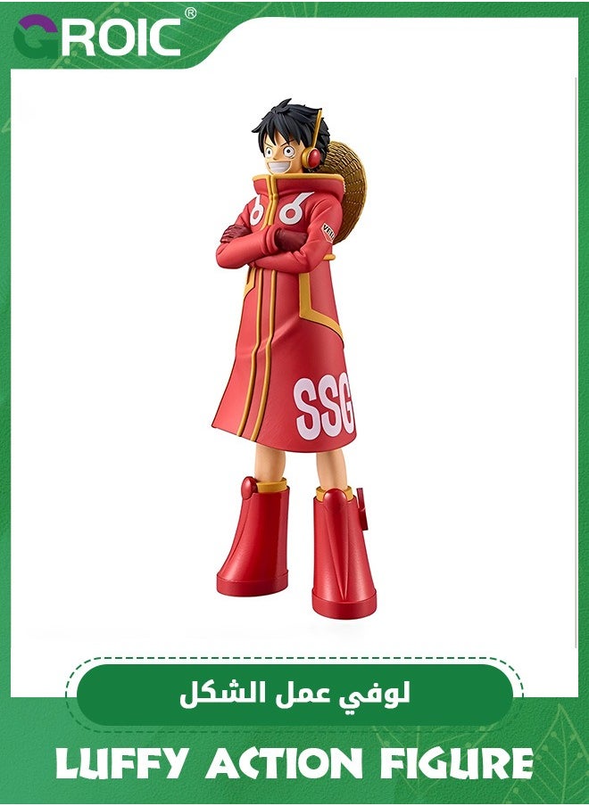 GROIC One Piece Anime Action Figure, 10" Egghead Monkey D. Luffy Action Figure, Collectible Action Figures Toy, Statue Model Toy for Collectors and Display, Gift Idea for Kids & Adults  - Image 3