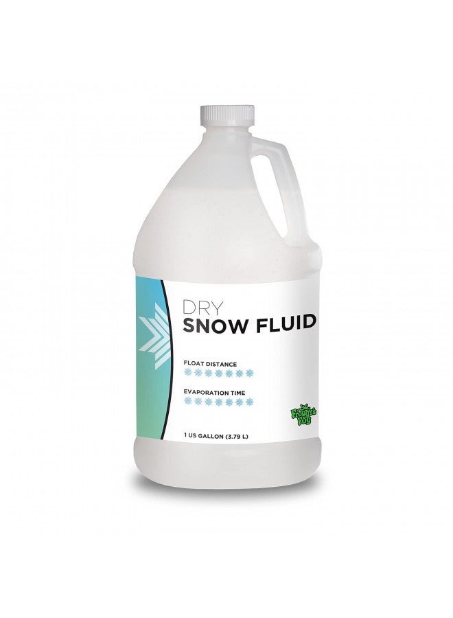 froggys fog Froggy's Flakes Snow Machine Fluid, Dry Formula Snow Fluid with 50-75 Feet Float/Drop, 1 Gallon  - Image 1