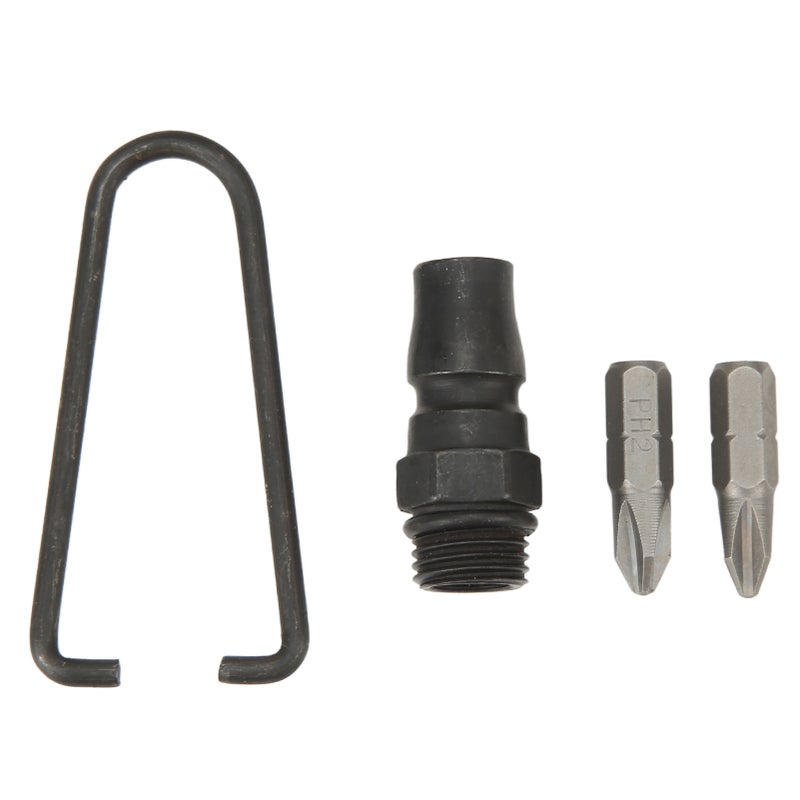 1/4in Inlet Pneumatic Screwdriver with Bits Elbow Impact Air Screw Driver 0.5‑0.7Мpa 8500rpm - Image 2