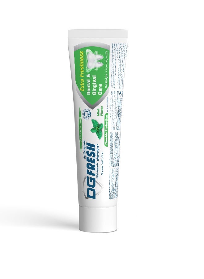 DG DG Fresh - Mint Toothpaste Gel 75 gm  - Image 2