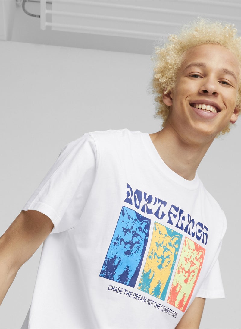 PUMA Rebound Basketball Mens Shortsleeve T-shirt - Image 1