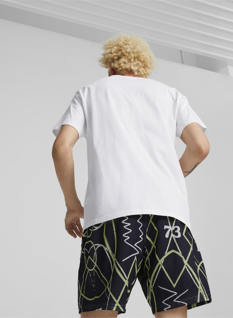 PUMA Rebound Basketball Mens Shortsleeve T-shirt - Image 2