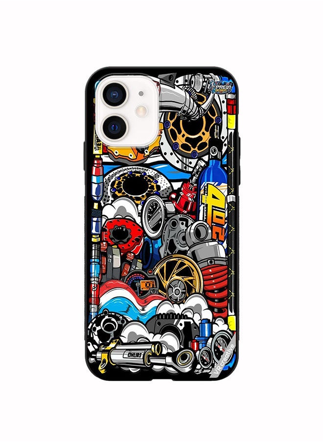 VR CREATIVE Protective Case Cover For Apple iPhone 11 Jdm Digital Republic Design Multicolour  - Image 1