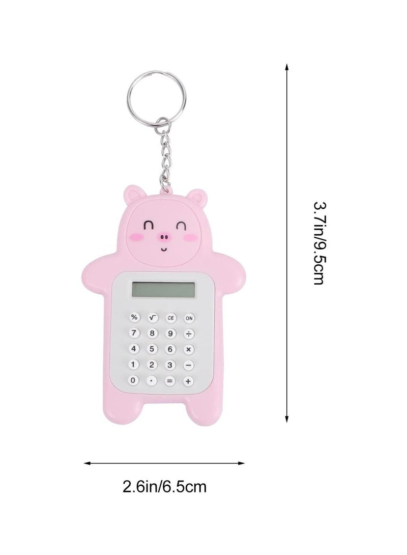 SYOSI 3 Pcs Cartoon Calculator With Keychain - Image 5
