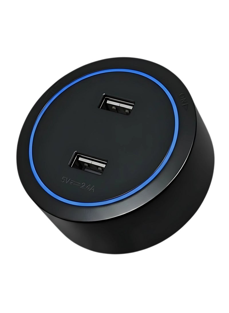 ACCEPT 10A 2X USB Plug Socket that works on electrical outlets - Image 1