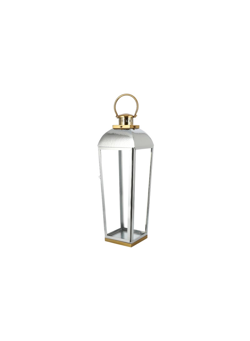 Lantern Gold And Silver 25.4 Cm X Ht:81 Cm - Image 1