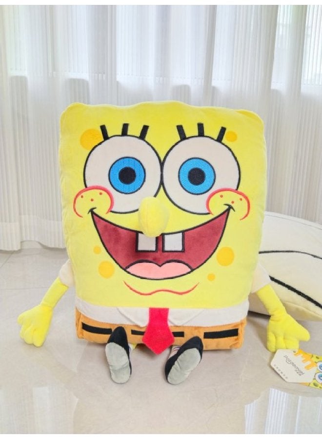 دمية سبونج بوب بايدا ستار من القطيفة الأصلية، لعبة Squidward Brother Squidward Crab Boss الصغيرة، قلادة دودة الإمساك، اللون: 50 سم سبونج بوب سكوير بانتس - عالي: إذن حقيقي - Image 1