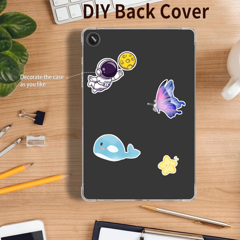 Demark Classic modern blend design Case for Galaxy Tab A9+11 inch 2023 Cover, Slim Stand Hard Back Shell Protective Cover with Auto Wake/Sleep for for Tab A9 Plus Tablet (SM-X210/X216/X218) (Clear) Stackable design - Image 5