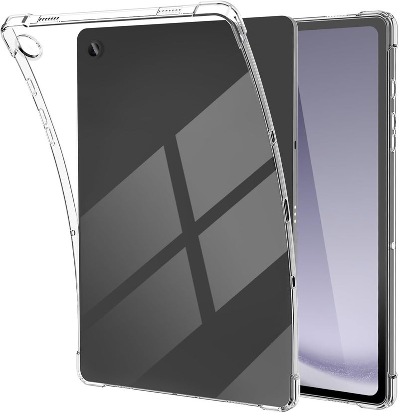 Demark Classic modern blend design Case for Galaxy Tab A9+11 inch 2023 Cover, Slim Stand Hard Back Shell Protective Cover with Auto Wake/Sleep for for Tab A9 Plus Tablet (SM-X210/X216/X218) (Clear) Stackable design - Image 1