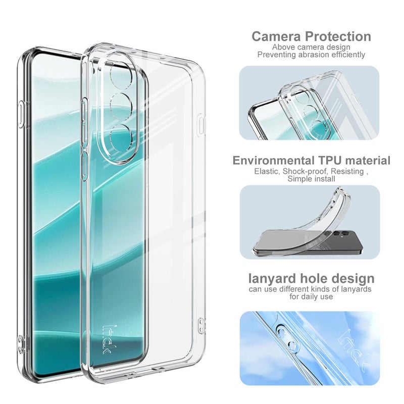HuHa Case Cover For OnePlus Ace5 Ultra / Nord 5 imak UX-5 Series Super Slim Transparent Shockproof TPU Protective Case(Transparent) - Image 5