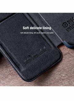 Excefore Case for Samsung Galaxy S22 Ultra Case with Camera Cover and Card Holder,  PU Leather Case with Flip Cover and Slide Camera Protection, Durable Shockproof Cover for Samsung S22 Ultra (Black)  - Image 3