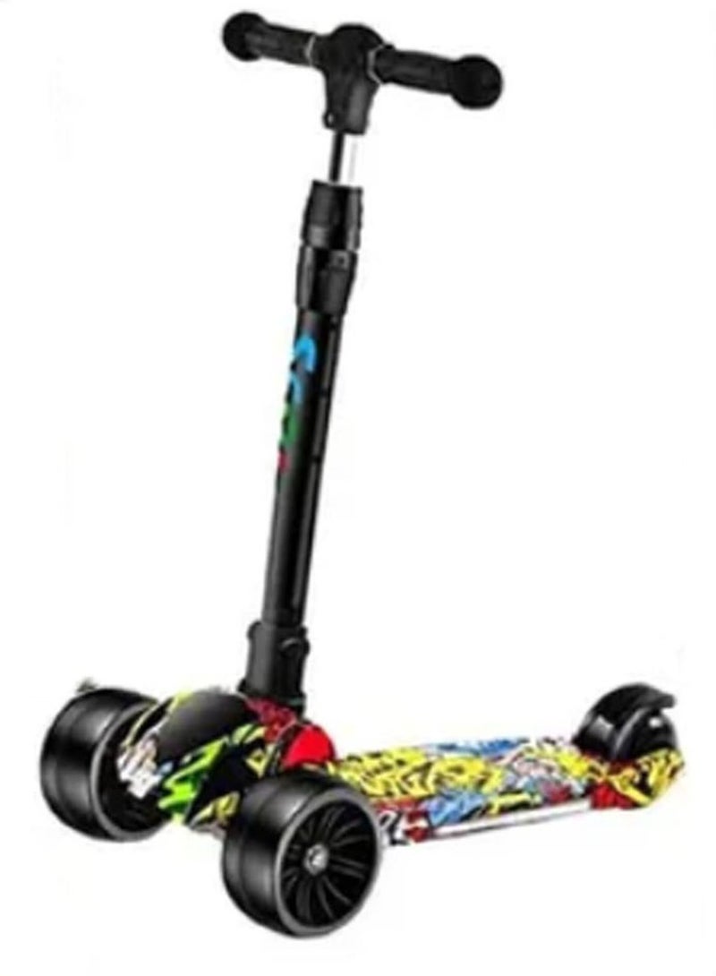 سكوتر قابل للتعديل للأطفال مع موسيقى وعجلات مضيئة - Image 1