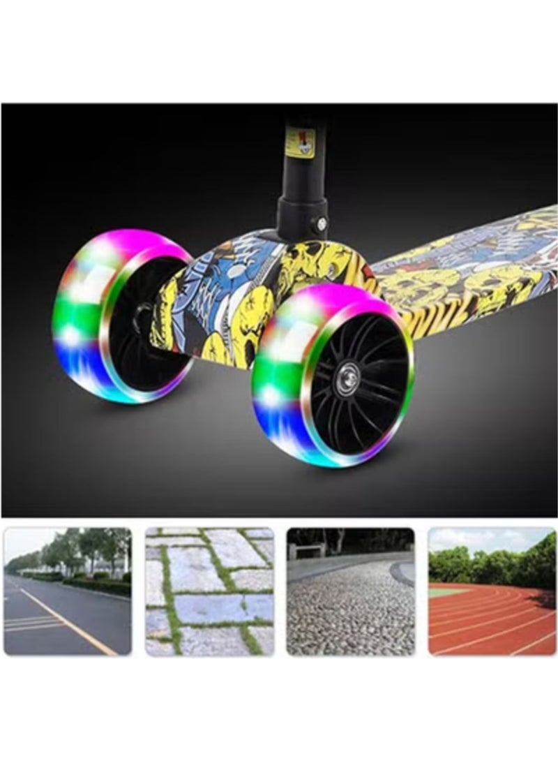 سكوتر قابل للتعديل للأطفال مع موسيقى وعجلات مضيئة - Image 3