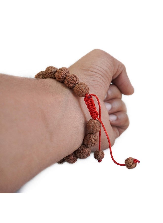 REMEDYWALA Original 5 Mukhi(Panchmukhi) Rudraksha Bracelet With Certificate | AAA Grade Unisex both for Men and Women - Image 5