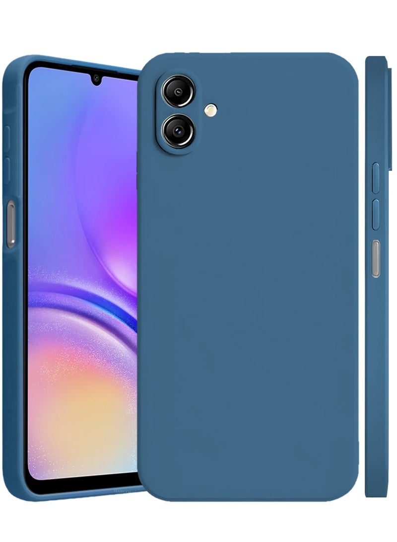 CATANES Liquid Silicone Case for Samsung Galaxy A05 Protective Phone Case with Soft Anti-Scratch Microfiber Lining Utra Slim Drop Protection Phone Cover - Blue - Image 1