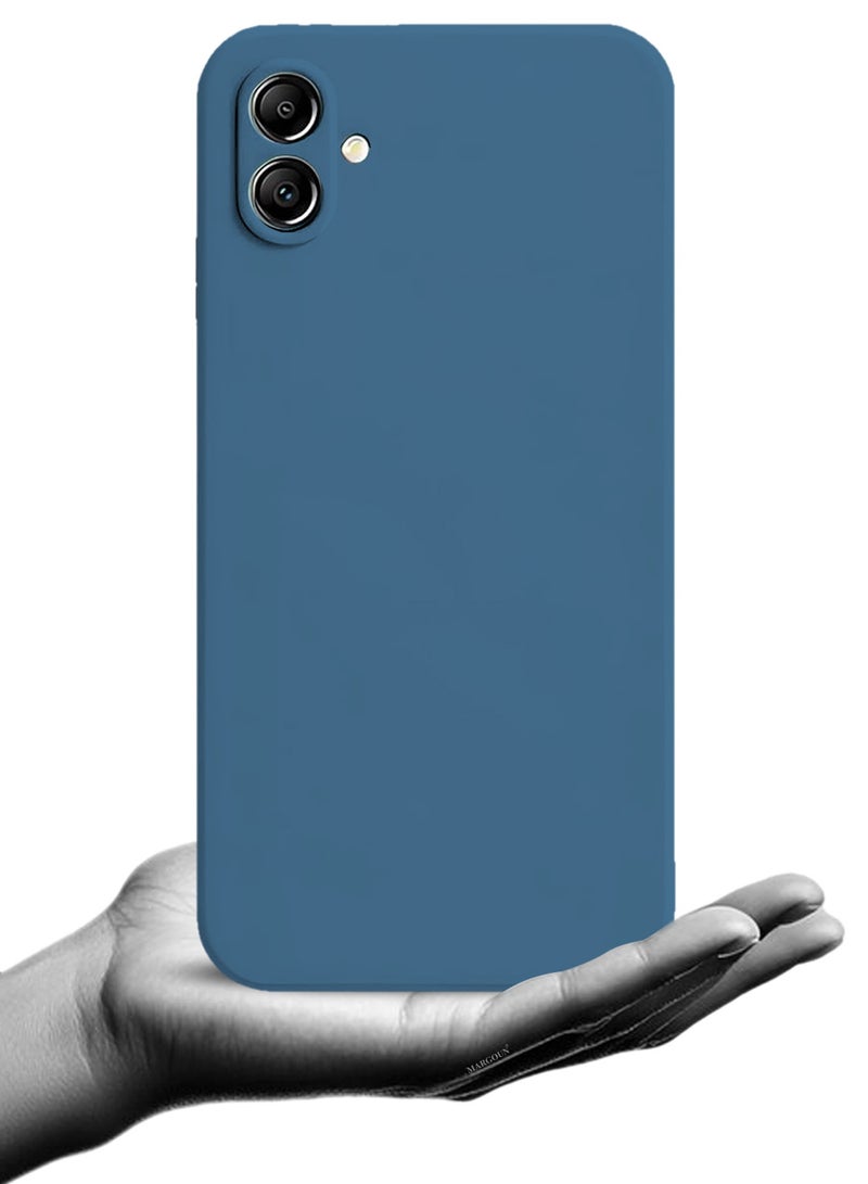 CATANES Liquid Silicone Case for Samsung Galaxy A05 Protective Phone Case with Soft Anti-Scratch Microfiber Lining Utra Slim Drop Protection Phone Cover - Blue - Image 4