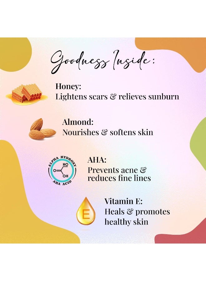 NUTRIGLOW طقم الوجه بالفواكه الغريبة من نوتري جلو الطبيعي مع العسل وفيتامين E لإشراقة متألقة، 60 جرام - Image 3