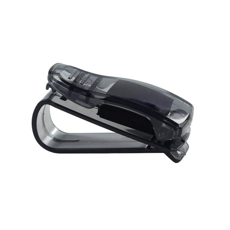 Sulfar 1 Pc Car Sunglass Holder Eyeglasses Storage Fastener Sun Visor Clip-on Glass Case for All Cars, SUVs, Trucks (Universal Black) - Image 5