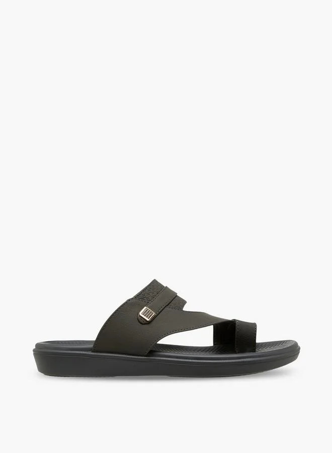 LBL by Shoexpress GREY Men Textured Arabic Sandals for Men | Best Price UAE