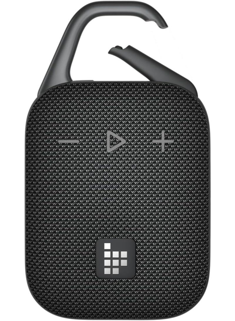 ترونسمارت مكبر صوت محمول خارجي Tronsmart Mirtune H1 - تشغيل 18 ساعة، صوت قوي وBass عميق، مشبك تثبيت مدمج، مقاوم للماء بمعيار IPX7، معادل صوت قابل للتخصيص (EQ) - أسود - Image 1