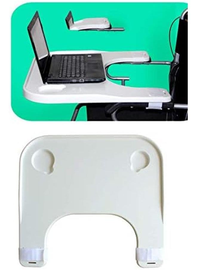 erorex - Ghzzy Wheelchair Lap Tray Wheelchair Tray Eating Reading Writing Playing Computers Or Chess Work Table Mobility Accessory Attachment - Image 1