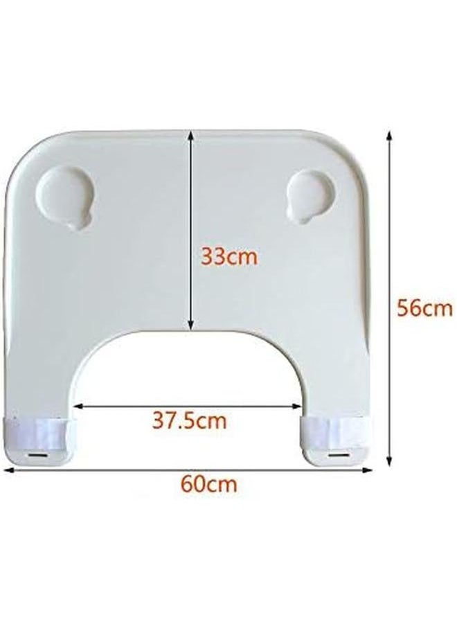 erorex - Ghzzy Wheelchair Lap Tray Wheelchair Tray Eating Reading Writing Playing Computers Or Chess Work Table Mobility Accessory Attachment - Image 1
