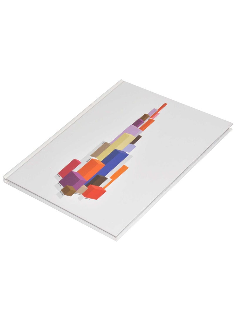 FIS دفتر ملاحظات غلاف صلب تصميم FIS LIGHT عبوة من 5 100 ورقة حجم 10X8 بوصة (25.4 X 20.32 سم) -LINB1081001309 - Image 4