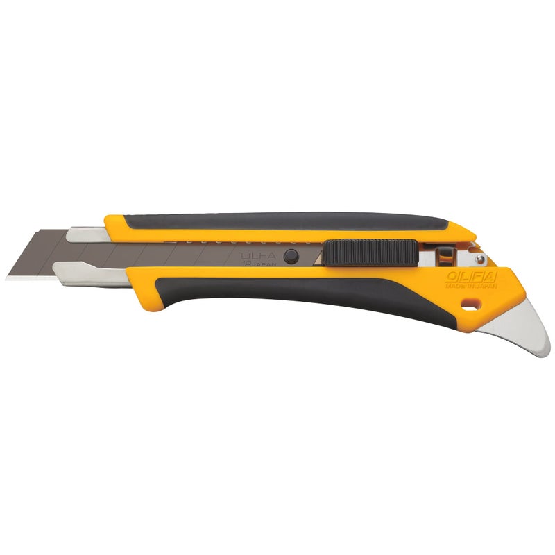 OLFA OLFA 18mm Heavy-Duty Utility Knife (LA-X) - Multi-Purpose No-Slip Grip Utility Knife w/Reinforced Fiberglass Handle & Snap-Off Blade, Replacement Blades: Any OLFA 18mm Blade  - Image 1