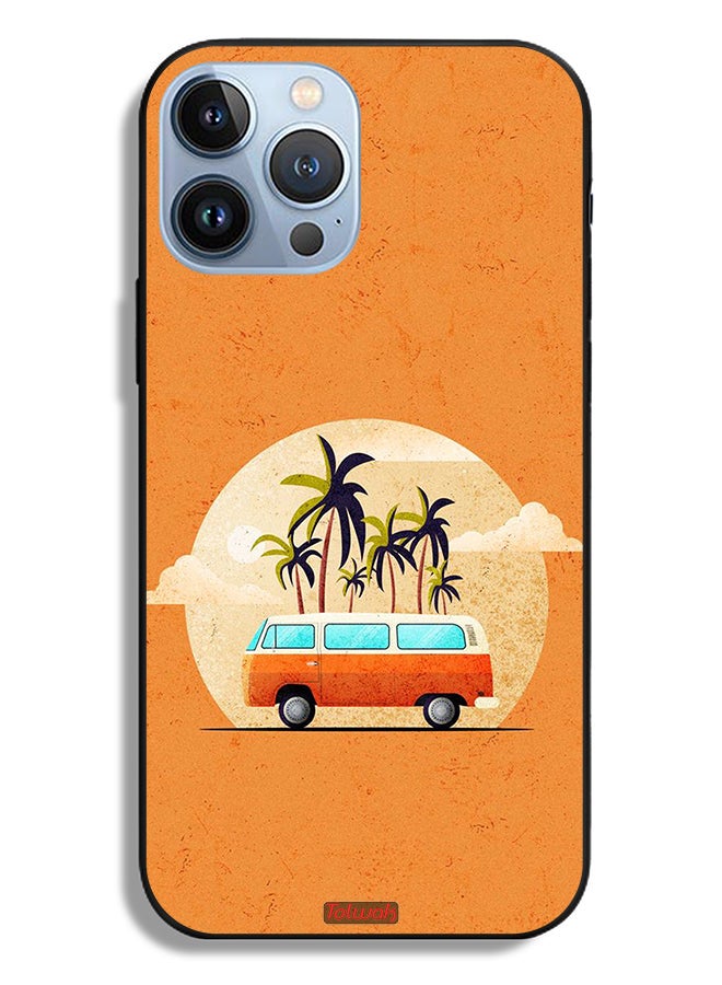 Tolwak Apple iPhone 13 Pro Max Protective Case Bus Art - Image 2