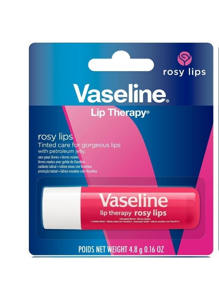 فازلين علاجي للشفاه وردي اللون لشفاه رائعة، 4.8 جم - Image 1