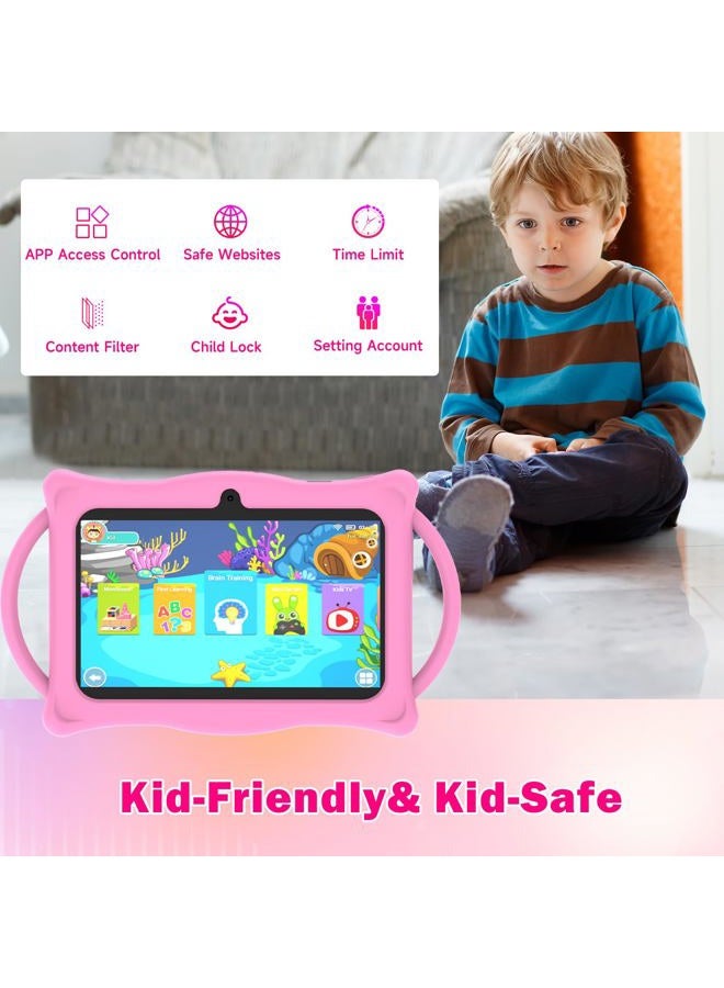 Aheadlink Q8PROK Kids Tablet Android 14 Tablets 7 inch (Pink) - Image 4