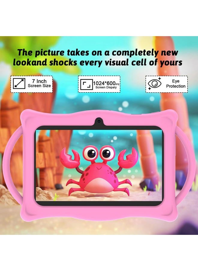 Aheadlink Q8PROK Kids Tablet Android 14 Tablets 7 inch (Pink) - Image 2