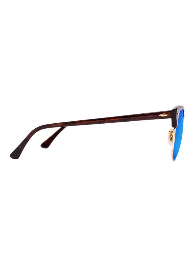 Ray-Ban Unisex Full Rim Clubmaster Sunglasses - RB3016-990/7Q - Lens Size: 51 mm - Brown - Image 3