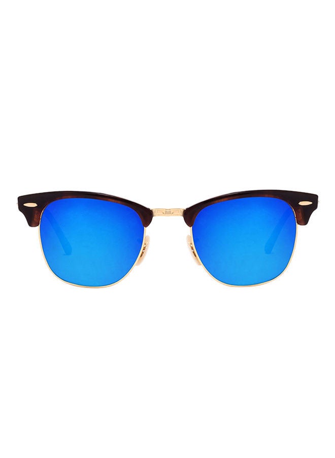 Ray-Ban Unisex Full Rim Clubmaster Sunglasses - RB3016-990/7Q - Lens Size: 51 mm - Brown - Image 2