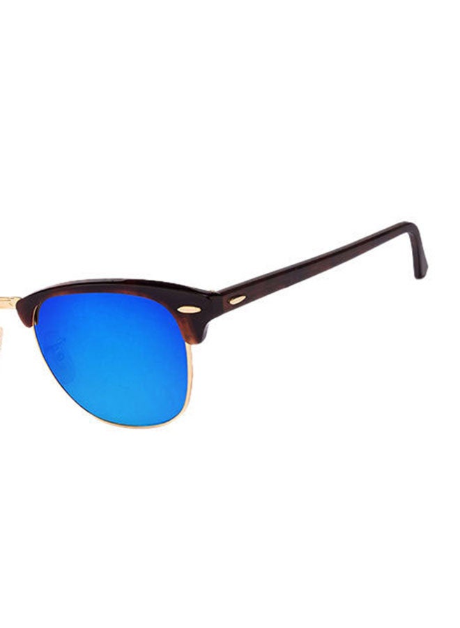 Ray-Ban Unisex Full Rim Clubmaster Sunglasses - RB3016-990/7Q - Lens Size: 51 mm - Brown - Image 4