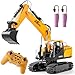 V-Opitos VOpitos RC Excavator Toys for Boys Age 3 4 5 6 7 8 9 10 Years Old 13CH Excavable Remote Control Construction Toys with Alloy ShovelLightsSounds Ideal Christmas Birthday Gifts for Kids - Image 2