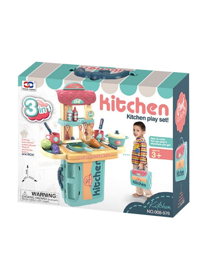 FAMILY CENTER 3-In-1 Kitchen Play Set - Image 4