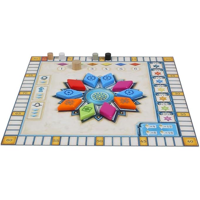 AZUL SUMMER PAVILION BOARD GAME - STRATEGIC TILE-PLACEMENT GAME FOR FAMILY FUN, GREAT GAME FOR KIDS AND ADULTS, AGES 8+, 2-4 PLAYERS, 30-45 MINUTE PLAYTIME, MADE BY - Image 3