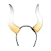 BinaryABC Large Bull Horns Costume HeadbandHalloween Goat Horns Cosplay Costume AccessoryHalloween Party Favor - Image 3