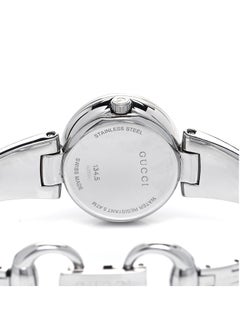 GUCCI Stainless Steel Diamond 27mm Guccissima Quartz Watch Black YA134305  - Image 3