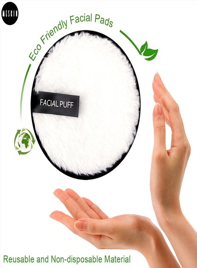 MESKIN Reusable Makeup Remover Cleansing Pad - Gently Removes Stubborn Face & Eye Makeup | Safe for Oily, Dry & Sensitive Skin | Multifunctional | Multicolor | Pack of 1 - Image 4