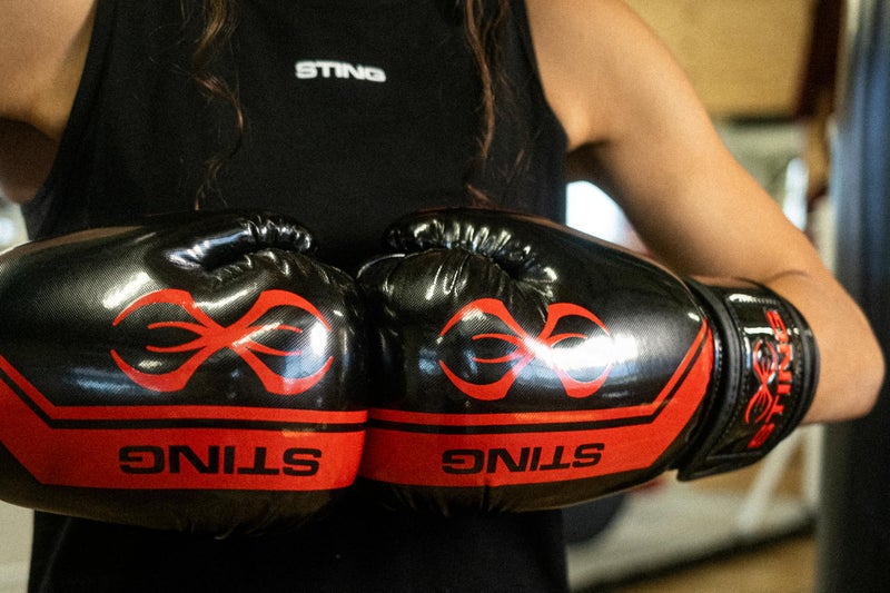 STING Boxing - Armaplus Boxing Gloves | for Competition & Training (10OZ, Black) - Image 3