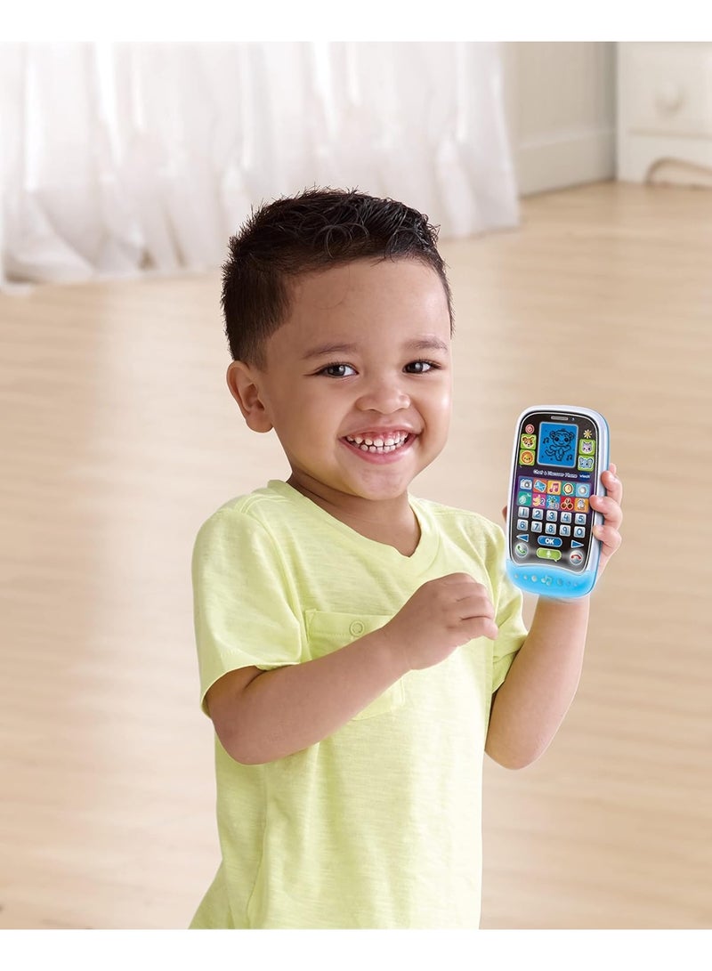 VTech Chat & Discover Phone, Educational Toy Phone for Children, Toy Mobile Phone with Games & Apps, Lights and Music, Kids Phone with Numbers, Electronic Toy for 2, 3+ Years, English Version - Image 4
