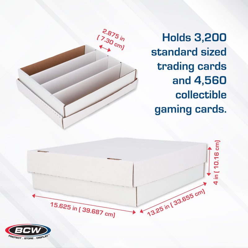 BCW Monster Box - 1ct Trading Card Storage Box | Holds 3200 Cards | Sports & Trading Card Storage - Image 3