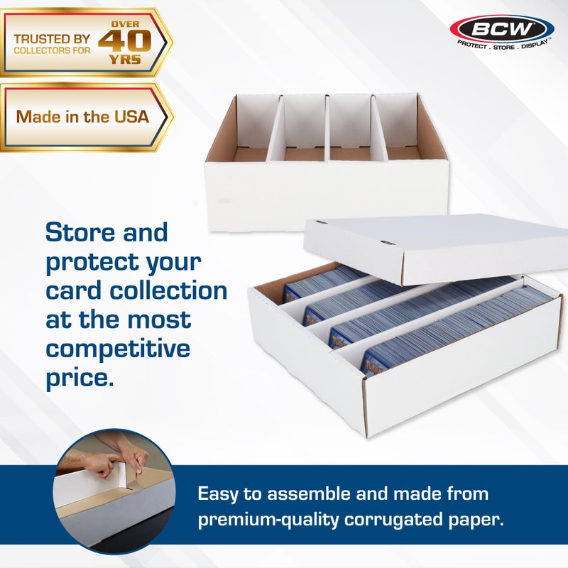 BCW Monster Box - 1ct Trading Card Storage Box | Holds 3200 Cards | Sports & Trading Card Storage - Image 2