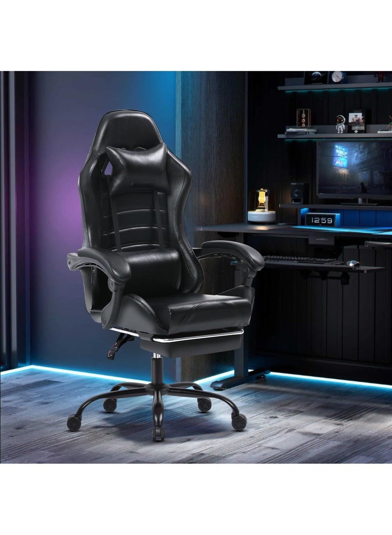 Huitich Ergonomic Gaming & Office Chair with Headrest, Armrest & Footrest – Assorted - Image 3