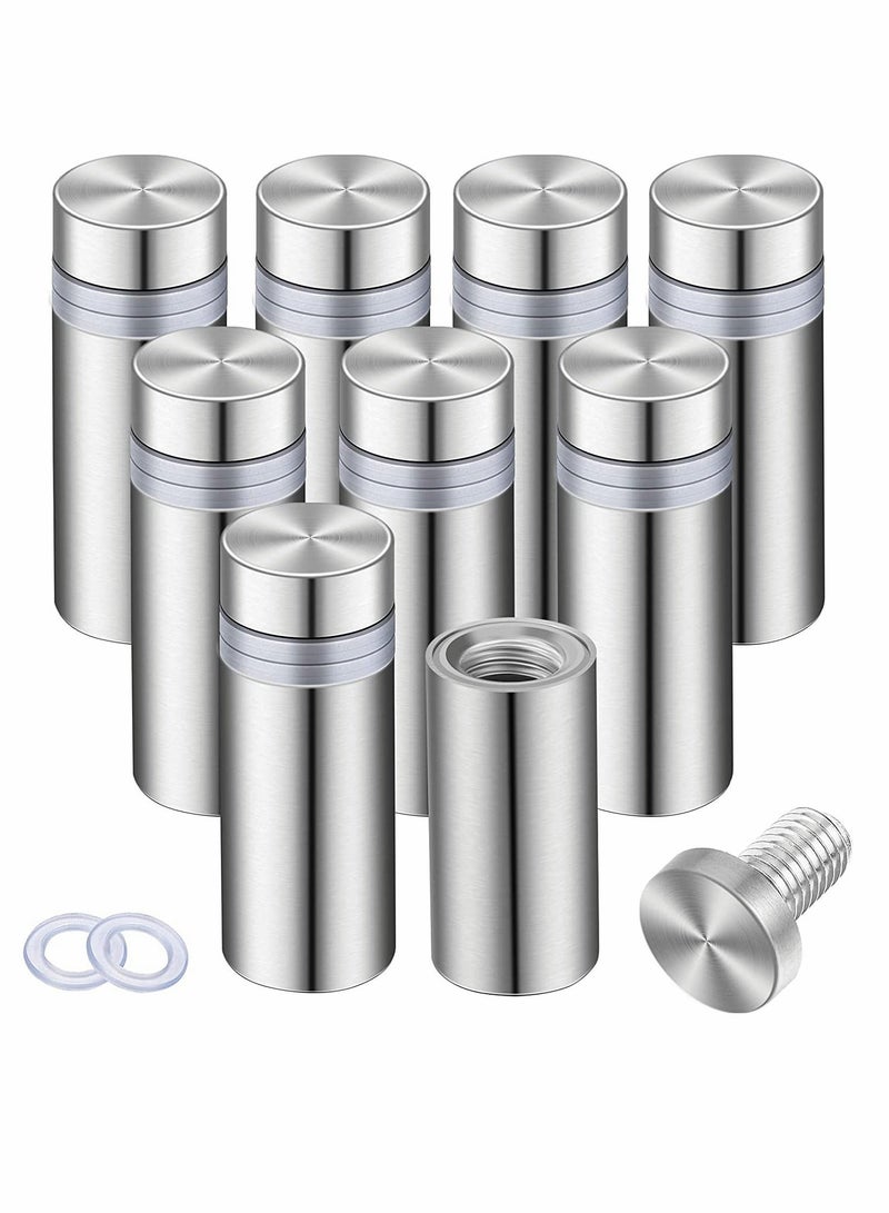 Screw, Advertising Nails, Fixing Pegs, Billboard Screws, Wall Fixing Screws, Sign Standoff Screws, Advertising Screws,  Acrylic Nail, 8 Pieces (0.47 X 1.18 Inch)